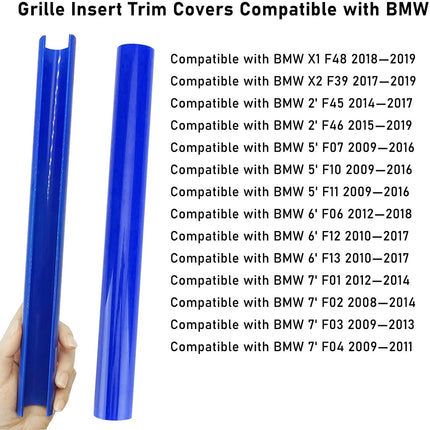 Modified For BMW V Brace Cover - F10/F48 - Blue