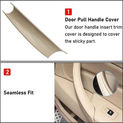 3PCS-Modified For BMW X5 X6 Car Door Handle Covers
