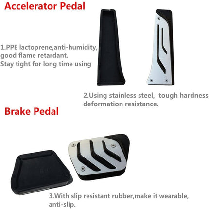 For BMW Gas Pedal and Brake Pedal Covers