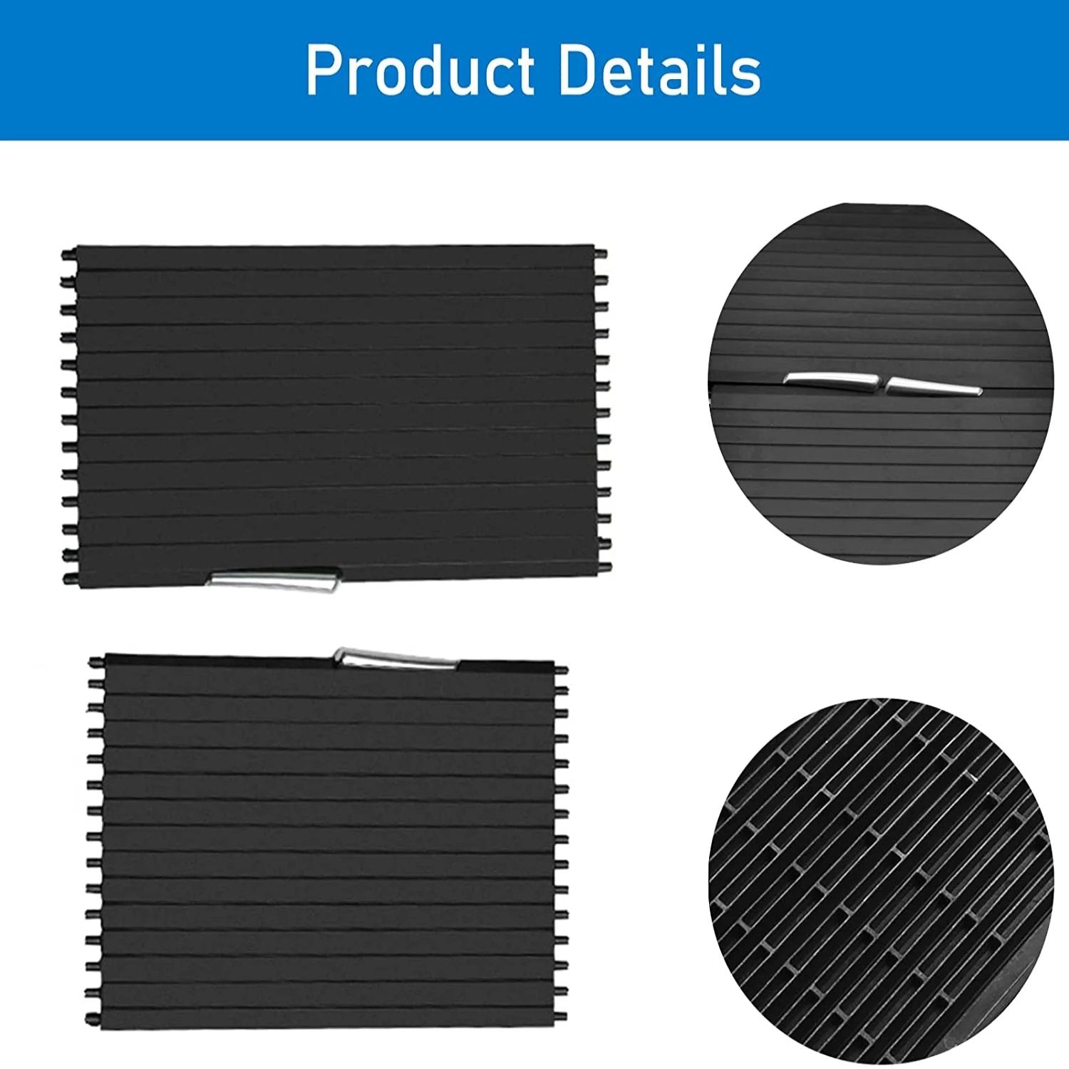 Aoh-junglecheetah Center Console Cup Holder Roller Blind Cover Kit For BMW X5 X6 E70 E71 2007-2014