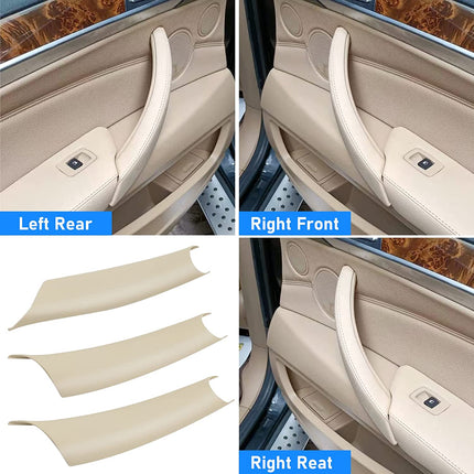 3PCS-Modified For BMW X5 X6 Car Door Handle Covers