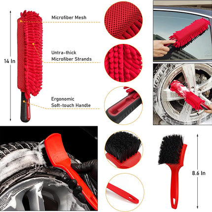 22PCS Car Detailing Brush Kit | Jaronx