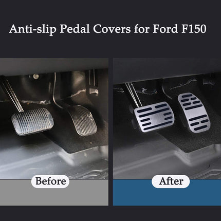 2PCS Compatible with Ford Gas Pedal and Brake Pedal Covers -  F150 2019-2020