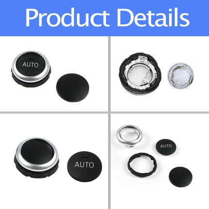Modified for BMW 5/6/7/X5/X6 Air Conditioning Knob Button Covers