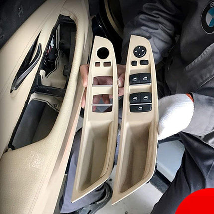 7PCS for BMW 5 Series F10/F11: Car Door Handle Kit+Window Switch Covers