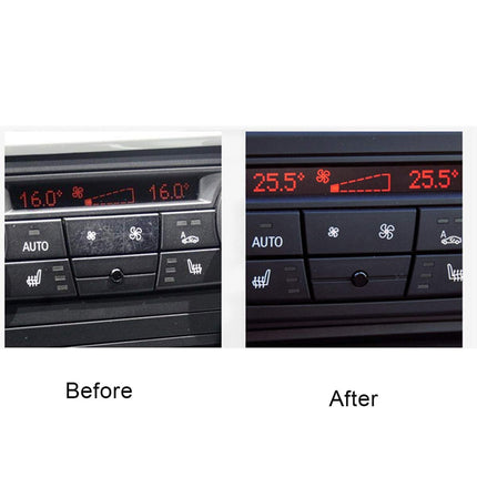Compatible with BMW 1'/3'/X1/X3/X4 Series A/C Climate Control Button Covers