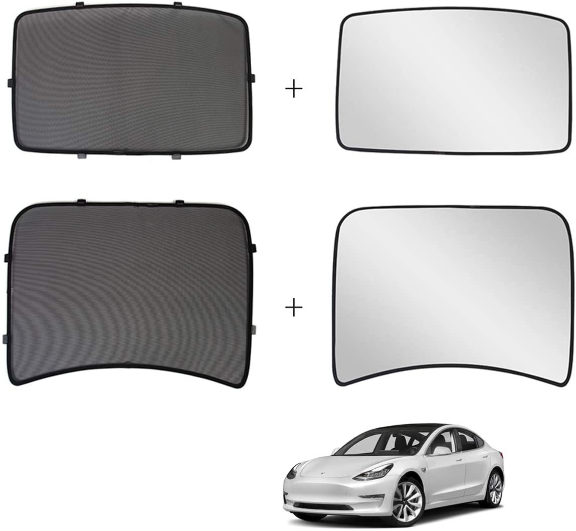 Sun Shade For Tesla Model 3 Sunroof Glass Roof Sunshade UV/Heat