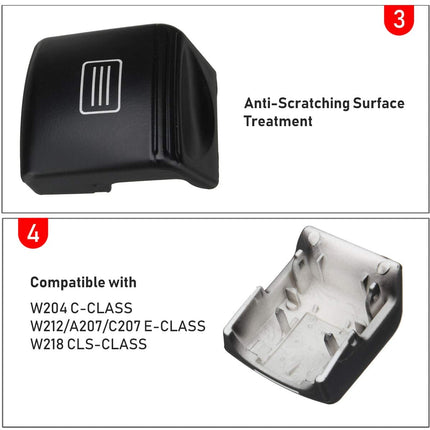 Modified For Mercedes Benz Sunroof Power Window Switch Button Covers