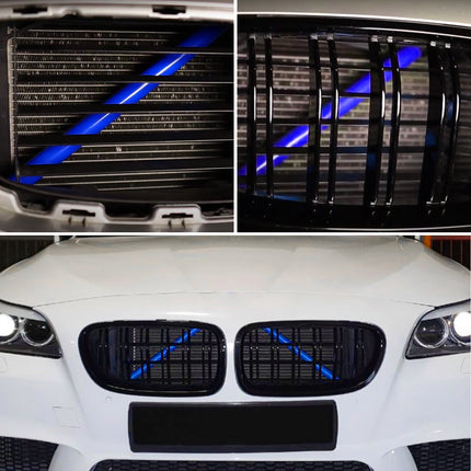 Modified For BMW V Brace Cover - F10/F48 - Blue