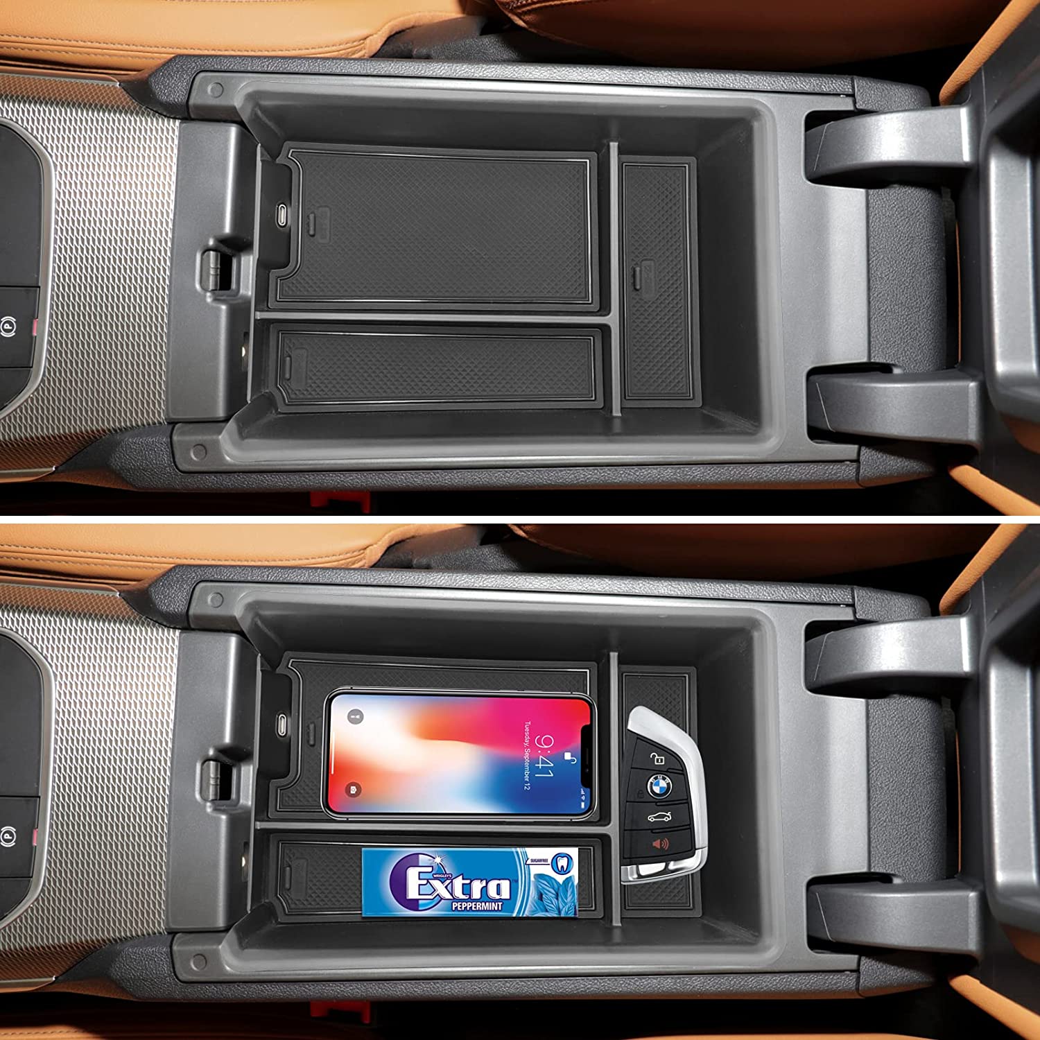  Jaronx Compatible with BMW 3 4 Series Center Console