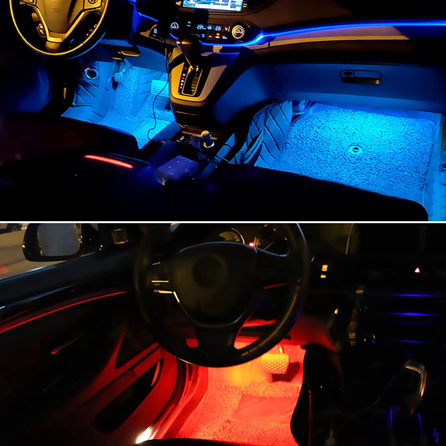 For BMW Ambient Light above Car Pedals / Under Dash