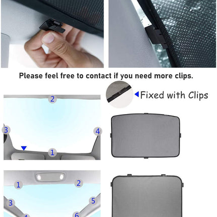 Compatible With Tesla Model 3 Glass Roof Sunshade