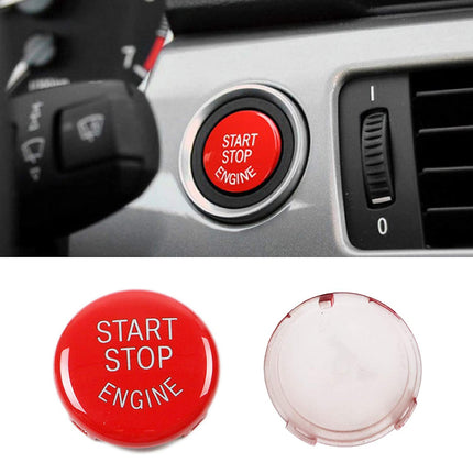 Modified For BMW E-Chassis Red Start Stop Button Covers