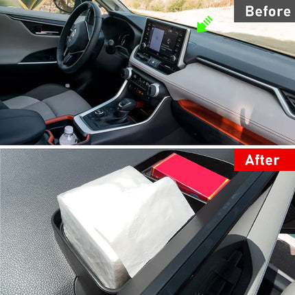 Modified For Toyota RAV4 Hidden Storage Tray Behind Screen