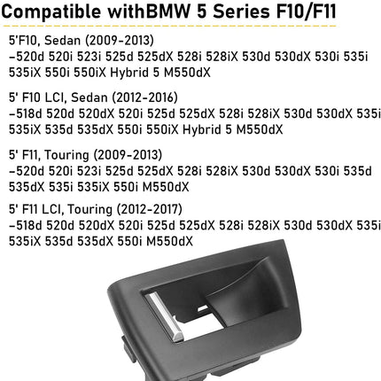 Upgraded For BMW 5 Series F10/F11 Window Switch Covers | Right