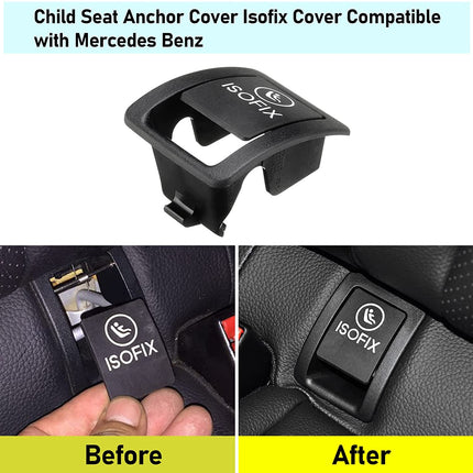 Upgraded For Mercedes Benz Isofix Child Seat Anchor Cover