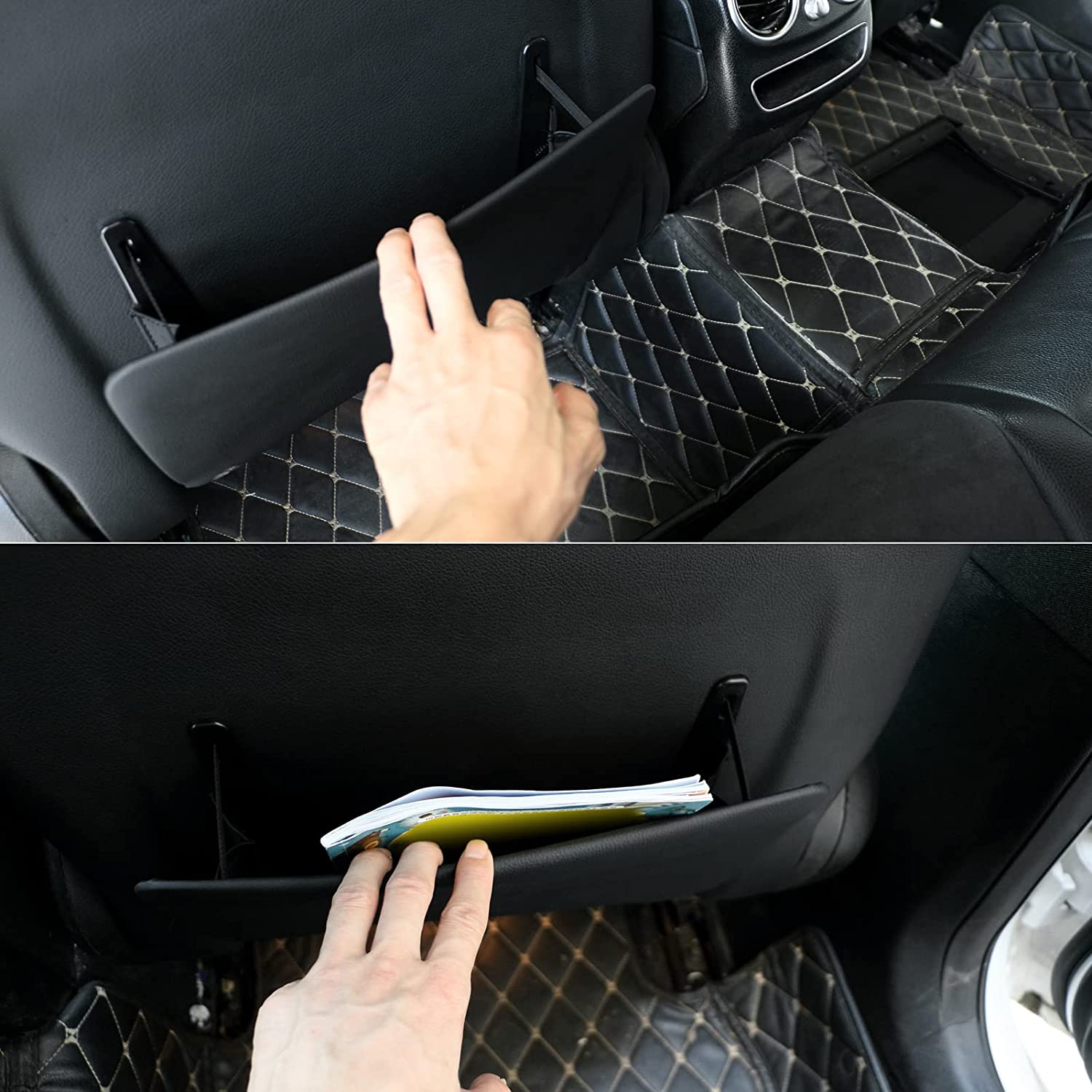 Seat Back Backrest Pocket Panel Cover Trim For Benz W176 W156 W246