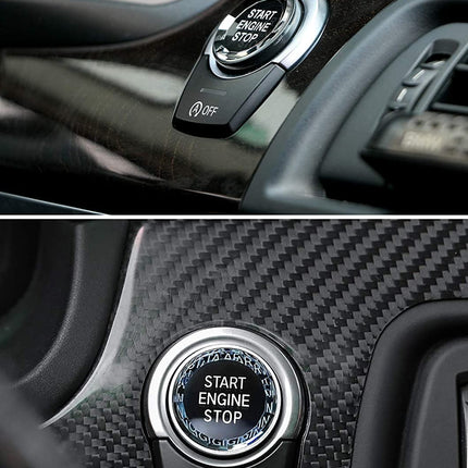 Compatible with BMW F-Chassis Crystal Start Stop Button Covers
