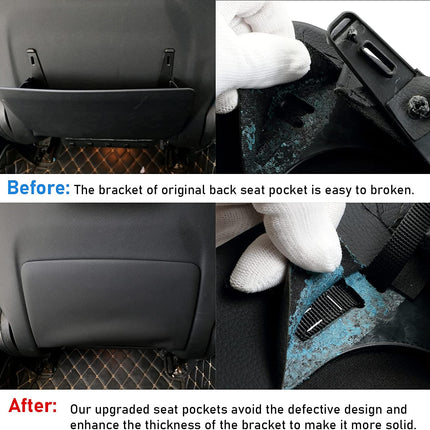 Compatible with Mercedes Benz Seat Back Pocket Cover