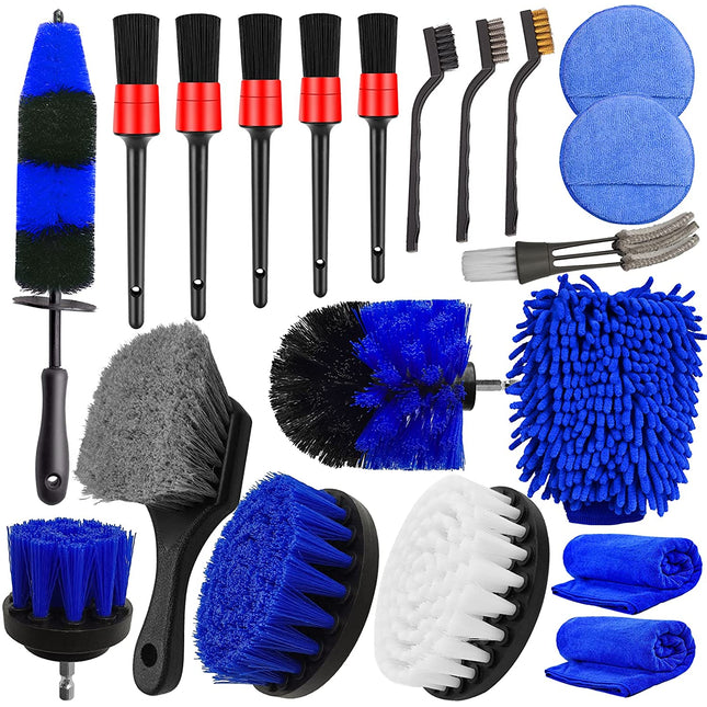Detailing Brush Car Detailing Brush Ultra-Soft Detail Brushes Car Detailing  Brush Car Cleaner Tool Auto Interior Detail Brush for Car Cleaning Vents  Dash Trim Brushes Wheel Brushes Interior Emblems Exterior Air Vents