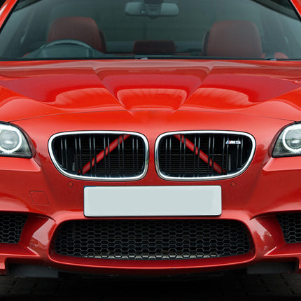 BMW Red Grill Inserts
