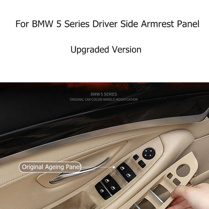 For BMW 5 Series Beige Window Switch Armrest Panel