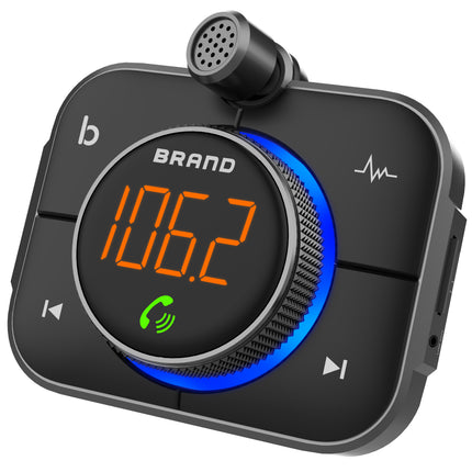 Bluetooth Transmitter With Innovatiove 180 ° rotate microphone probe