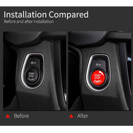 BMW Start Stop Button Sports Red Engine Switch 