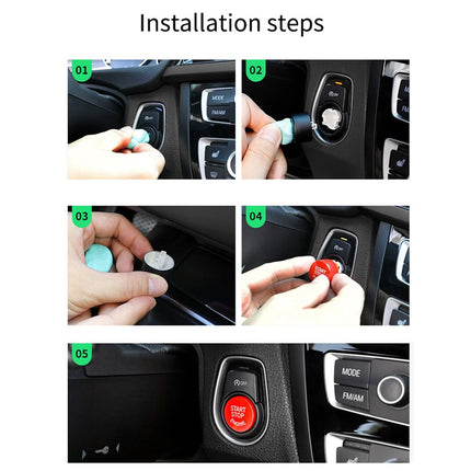 BMW Start Stop Button Sports Red Engine Switch 