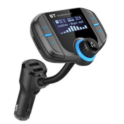 Bluetooth Transmitter With 1.7 Inch LCD Display And Big Buttons